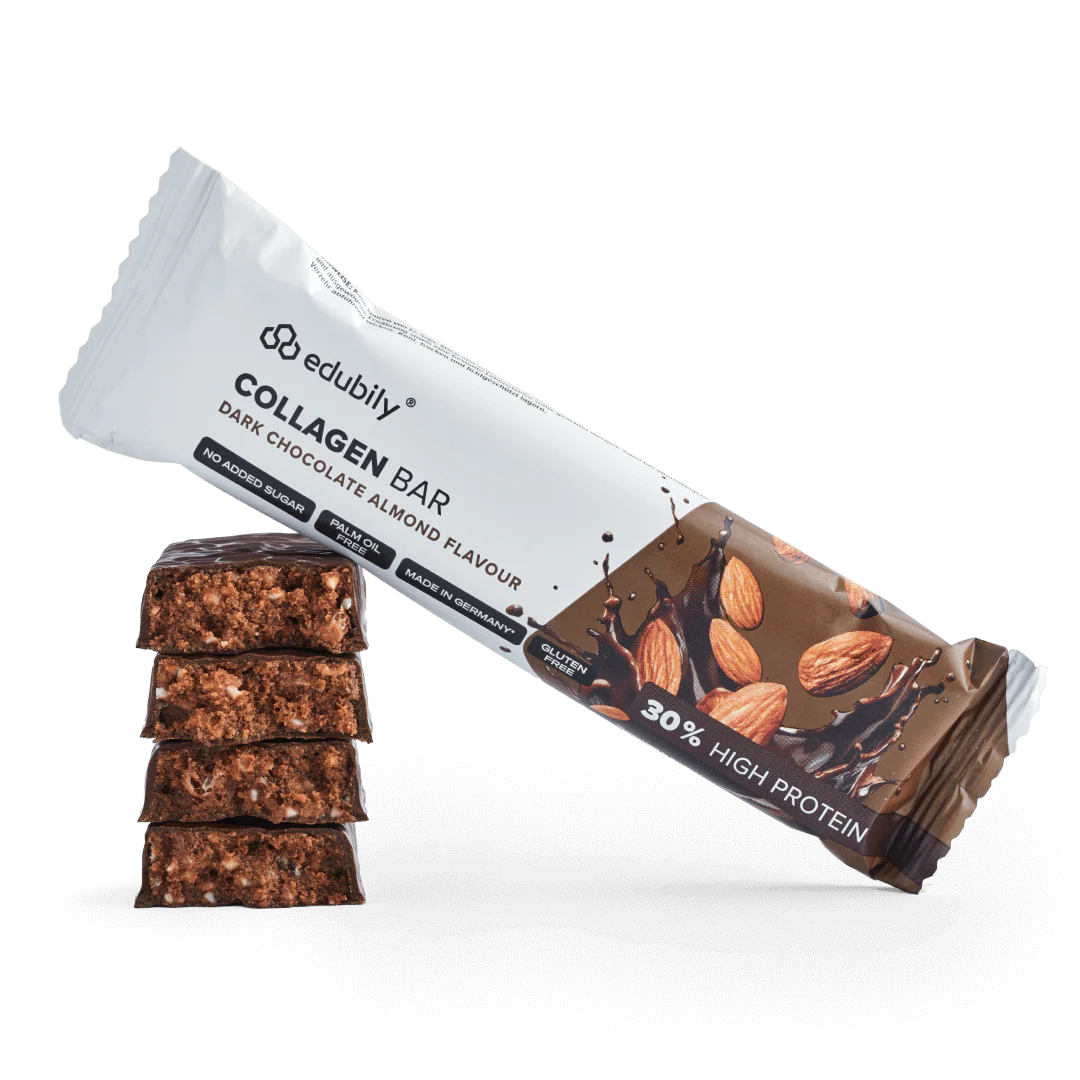 Collagen Bar Dark Chocolate Almond - Image 3