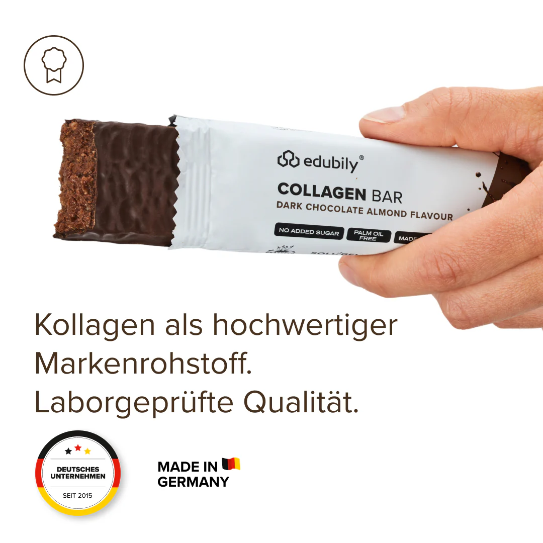 Collagen Bar Dark Chocolate Almond - Image 7