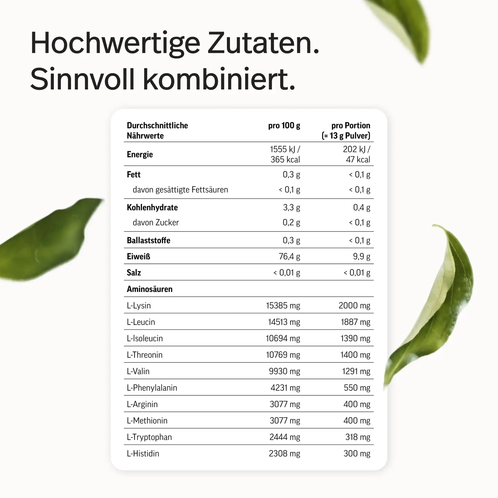 EAA Pulver – Essenzielle Aminosäuren - Image 20