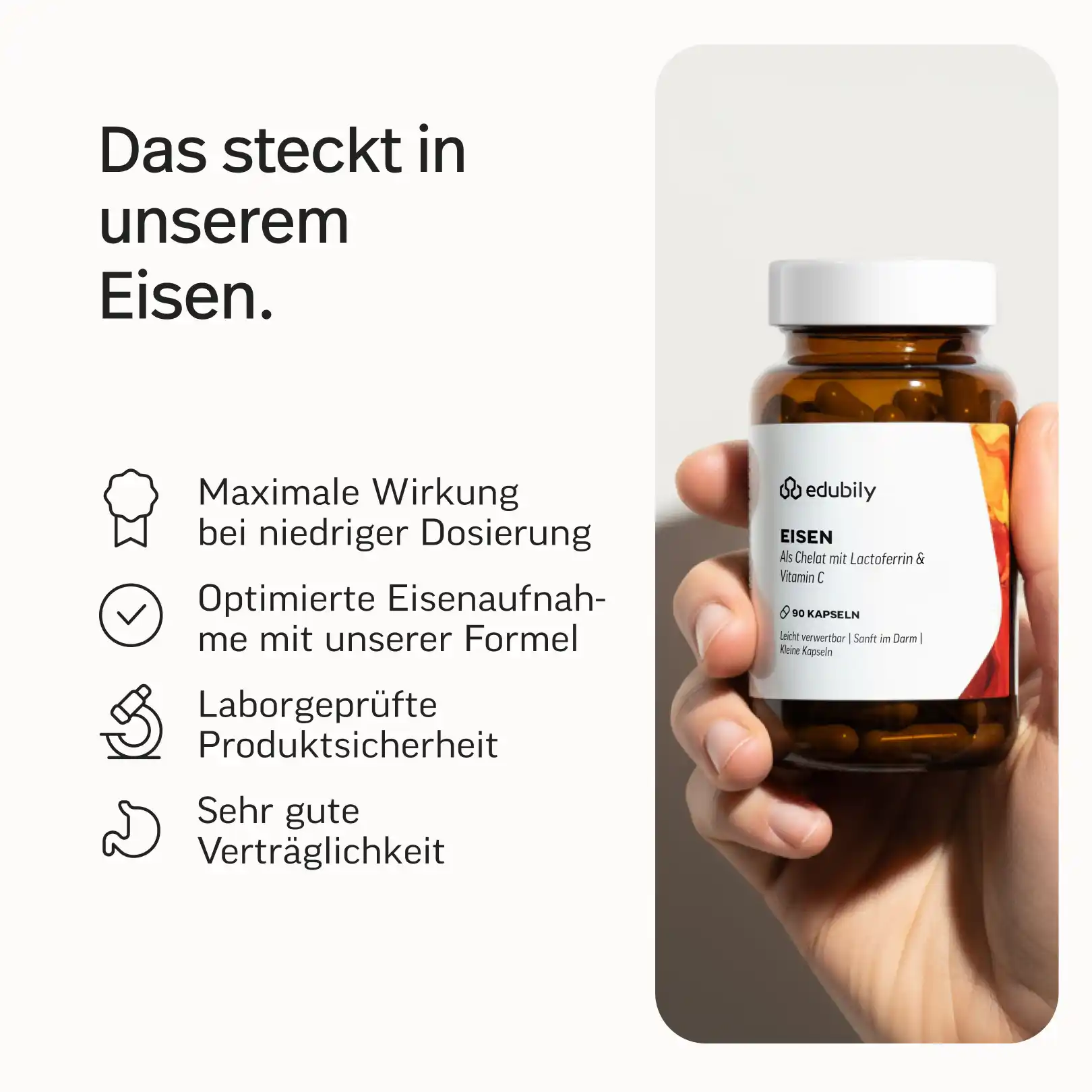 Eisen Kapseln mit Lactoferrin - Image 5