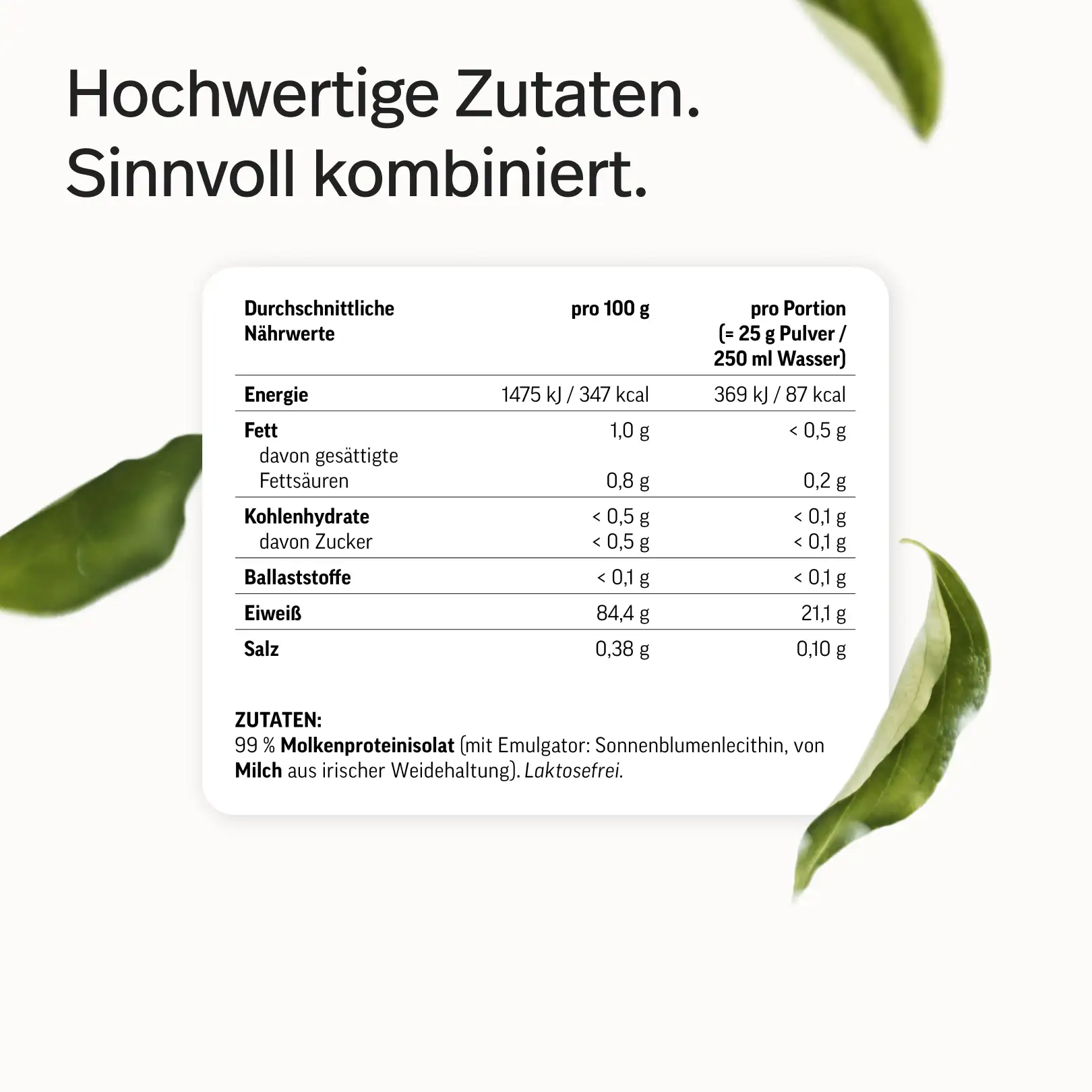 Whey-Isolat Pulver aus Weidemilch - Neutral - Image 10